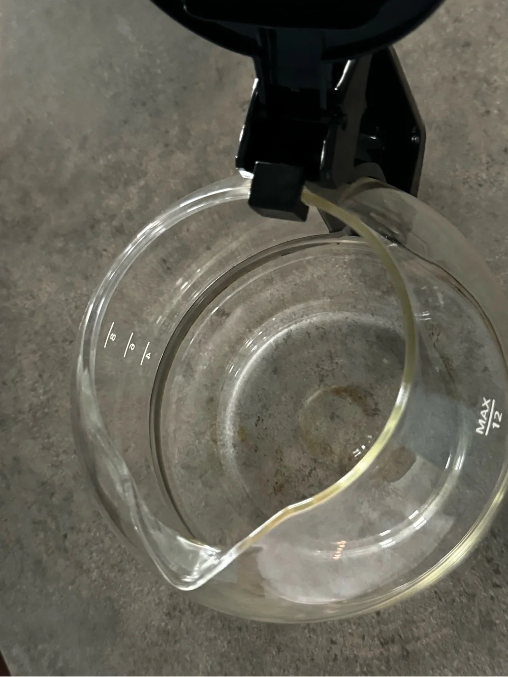 Mr. Coffee clear glass